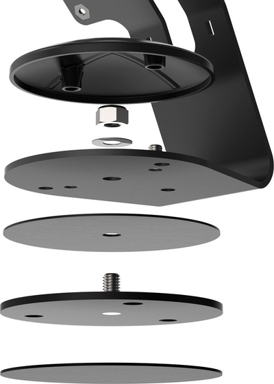 Вртлива основа Compulocks за Core Stand, компактна, црна