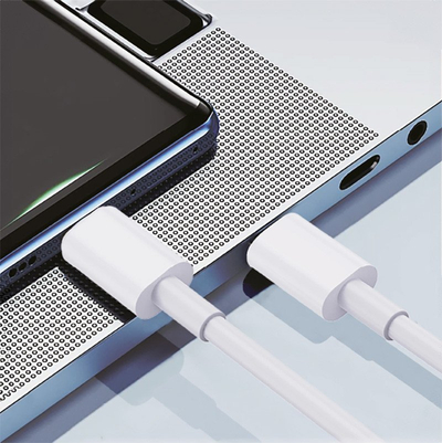 Set me kabllo karikimi PEDEA USB C në USB C, 30 copa, 1m, të bardha