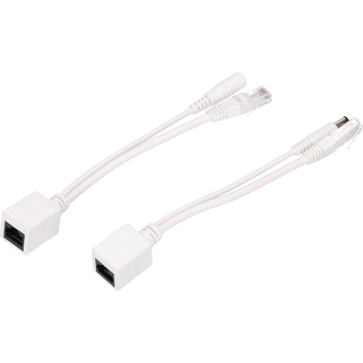 Set PoE injektor edhe splitter Extralink EX 10031, 1 port, 802.3af, i bardhë