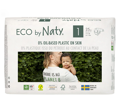 Pelena Eco by Naty Newborn 2 - 5 kg, 25 copë