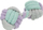 Lodër litari për qen Trixie Junior Rope Dumbbell, 22 cm, pambuk poliester, shumëngjyrëshe pastel