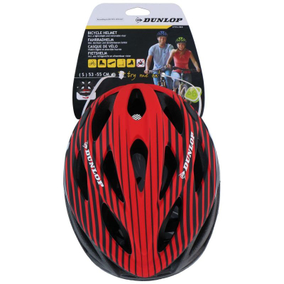 Helmetë biçiklete Dunlop MTB R.S, e rregullueshme, me ajrosje, e kuqe