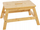 Stol shkalle bambu 1 hap, 38.5 x 26 x 25 cm, bambu natyrale
