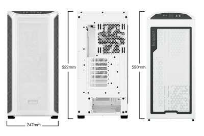 Kase kompjuteri be quiet Shadow Base 800 DX BGW62, ATX, xham i temperuar, e zezë