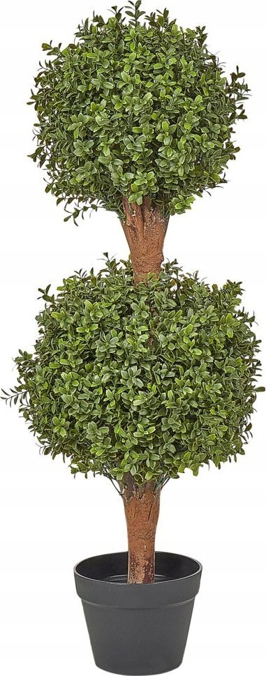 Bimë artificiale Buxus dekorative, 92cm, gjethe plastike, e gjelbër