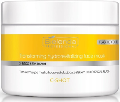 Маска за лице Bielenda C Shot Transforming, хидратација и регенерација, холографски ефект, 150ml