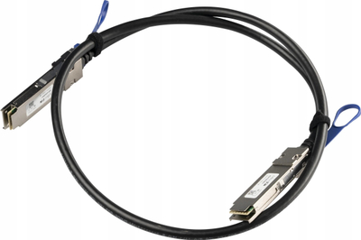 Kabllo rrjeti Mikrotik XQ+DA0001, QSFP28 në QSFP28, 100 Gbps, 1 m, e zezë