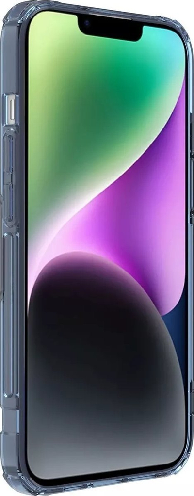 Mbrojtëse telefoni Nillkin Nature Pro Magnetic, për iPhone 15 6.1", transparente, blu