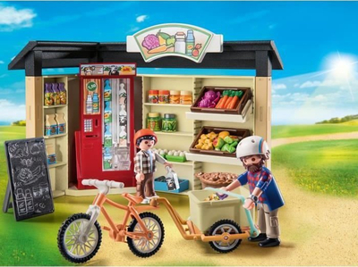 Set lodrash Playmobil Country 71250 Farm Shop, 83 copë, për kalamaj 4-10 vjeç, shumëngjyrësh
