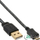 Kabllo USB InLine 31705F, USB A në microUSB, 0.5 m, i zi