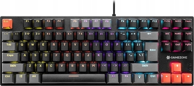 Механичка тастатура Tracer Gamezone Blade 87, TKL, RGB, црна