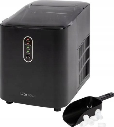 Makineri akulli Clatronic EWB 3798, 1.1L, dy madhësi kubëzash, e zezë
