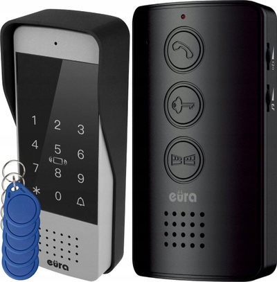 Interfon Eura ADP-34A3, montim muror, me hapje dere, i zi