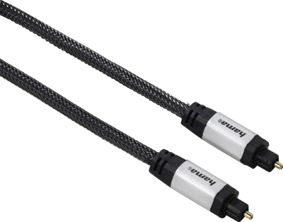 Hama оптички Toslink кабел, Toslink до Toslink, 1.5 m, црн