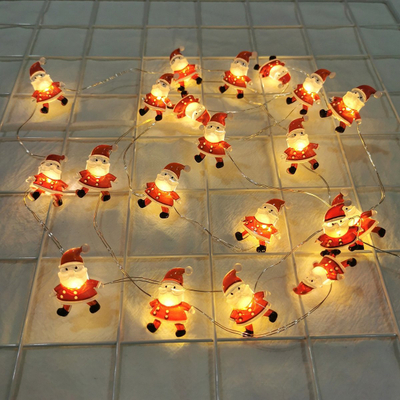 Dritë dekorative DA69 Santa Claus, 20 LED, 2m, shumëngjyrëshe
