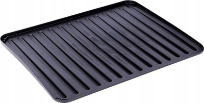 Tapet tharës enësh Orion 229078, 40x30 cm, plastik, i zi