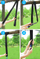 Rripa montimi për luhatëse Neo-Sport Swing Straps, set 2 copë, 150 cm, të zinj