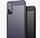 Këllëf karboni për telefon Samsung Galaxy S21 FE, fleksibël TPU, i zi