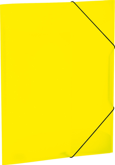 Dosje dokumentesh HERMA Collection A4, polipropilen, set me 3 copë, e verdhë neon