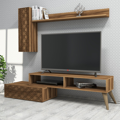 Komodë TV Hommy Craft Planet, 150 cm, chipboard 18 mm, dru Nuc
