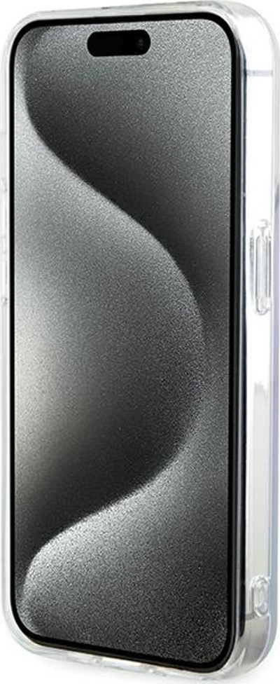 Kapak telefoni Guess GUHMP15LHITSU, për iPhone 15 Pro 6.1", MagSafe, vjollcë