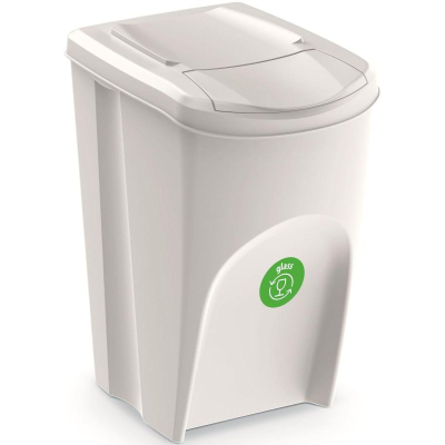 Set koshash plehrash Prosperplast Sortibox IKWB35S3, 3x35L, për riciklim, gri e hapur