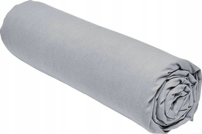 Çarçaf teke për shtrat Today Organic Fusain, 180x200 cm, lartësi 30 cm, i zi