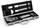 Set veglash për skarë Leopold Vienna Grill Case 4 copë LV311000, çelik inox, kuti alumini, argjend