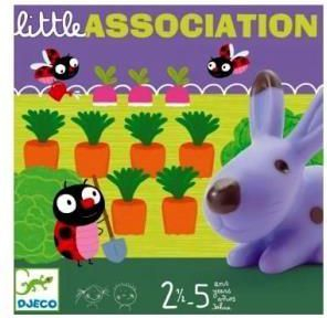 Loja shoqëruese Djeco Little Association, për kalamaj 2 vjeç, 2 lojtarë, me shumë ngjyra