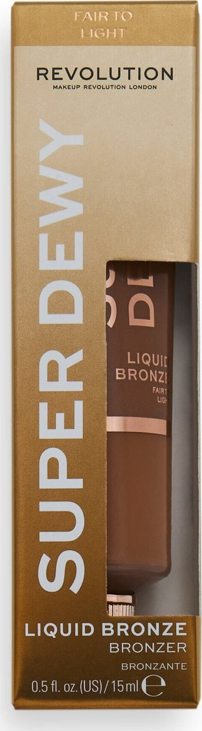 Bronzer i lëngshëm Revolution Makeup Superdewy, Fair to Light, 15 ml