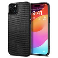 Mbështjellëse për iPhone 15 Spigen Liquid Air, e zezë