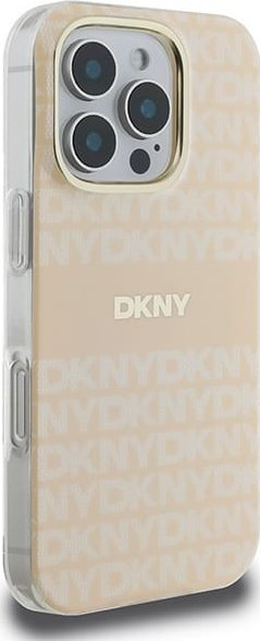 Mbulesë telefoni DKNY DKHMP16LHRHSEP, për iPhone 16 Pro 6.3", MagSafe, rozë