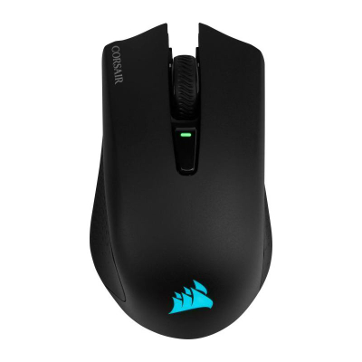 Maus gaming Corsair Harpoon RGB Wireless, optik 10000 DPI, RF dhe Bluetooth, i zi