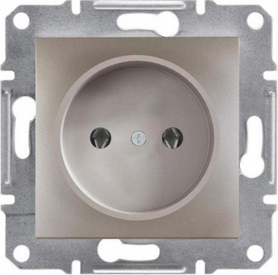 Prizë elektrike Schneider Electric Asfora EPH3000169, 16A 250V, pa tokëzim, kafe