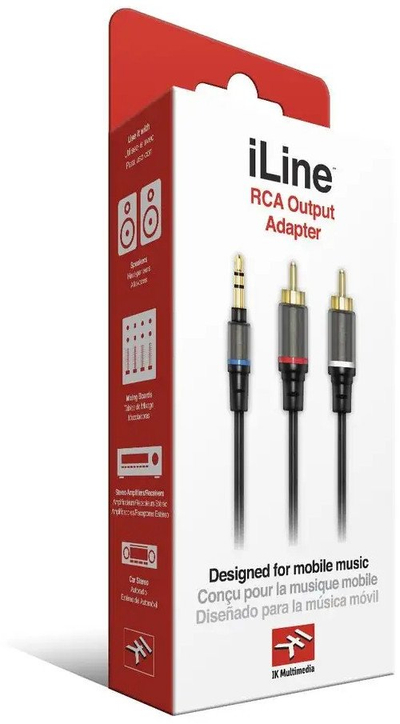 Kabllo audio IK Multimedia RCA, 59\", dalje stereo, e zezë