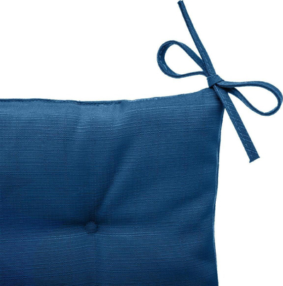 Jastëk karrige Hespéride Koraï, 40x40x4cm, poliester, indigo blue