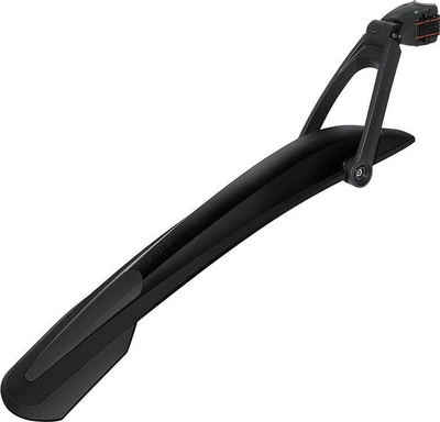 Mbrojtëse e pasme biçiklete SKS X-Blade Dark, për rrota 26" dhe 27.5", plastike, e zezë