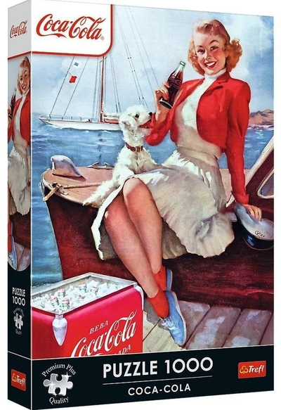 Puzzle Trefl Coca Cola Break Time, 1000 copa, shumëngjyrësh