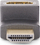Adapter HDMI StarTech.com Down Angle, 2.0, 4K 60Hz, kënd 90°, i zi