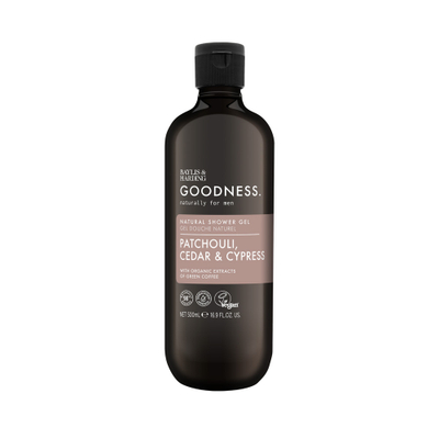 Xhel Dushi per Meshkuj Baylis & Harding Goodness, Patchouli. Cedar & Cypress, 500ml