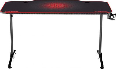 Tavolinë gaming Biurko Ultradesk Frag UDESK-FG-RD, 140cmx60cm