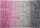 Tapet viscose ERCIS, 160 x 230 cm, ombre, gri me rozë