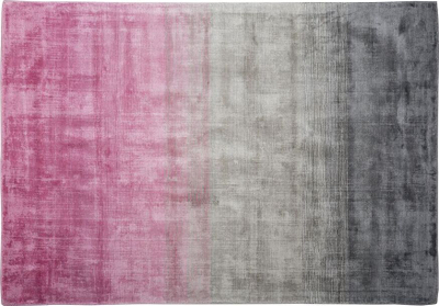 Tapet viscose ERCIS, 160 x 230 cm, ombre, gri me rozë
