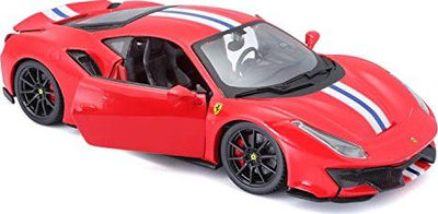 Maketi veturë Bburago Ferrari 488 Pista, 1:24, metal, e kuqe