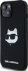 Kllëf telefoni Karl Lagerfeld KLHMP15SSCHPPLK për iPhone 15 14 13, 6.1", MagSafe, i zi