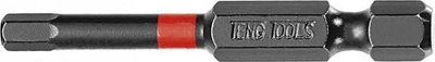 Bit goditës Teng Tools Impact HEX6, 1/4", 50mm, gri