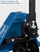 Transpaletë manuale Scheppach HW2500, kapacitet 2500 kg, ngjyrë e verdhë