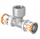 Trinjak presues Uponor S-Press PLUS 20 mm, filetë e brendshme 1/2", metalik