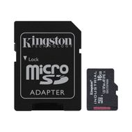 Kartë memorie Kingston Industrial microSDHC, 16GB, Class 10 A1, me adapter SD