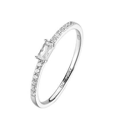 Unazë për femra Brosway Charming Fancy Infinite White FIW167, e argjendtë